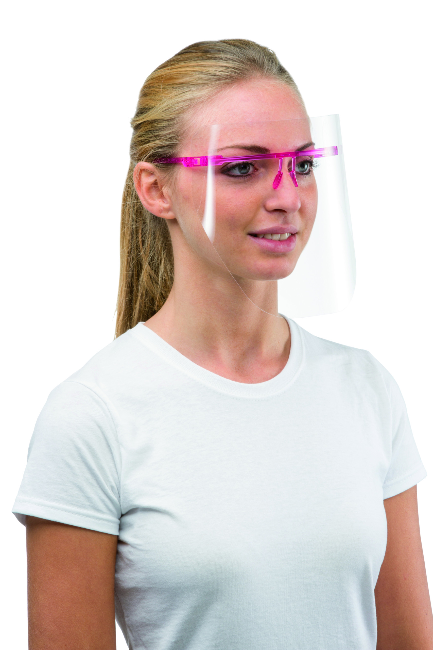R 66 - Protective Face Visor Set with Plastic Clip Frame